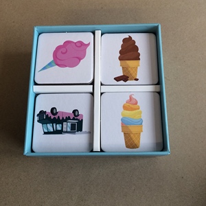 Jeu de cartes personnalisé avec boîte pour questions de conversation amusantes et stimulantes sur le thème du travail d'équipe - Product Image 1