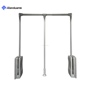 Organisateur suspendu de conception de tuyau minimaliste moderne Meilleures idées d'organisation de placard pour les vêtements dans la <span class=keywords><strong>chambre</strong></span> à coucher Support de <span class=keywords><strong>rangement</strong></span> élévateur - Product Image 1