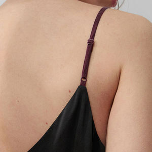 Set di pigiami Sexy in pura seta da donna di lusso per dormire notte pantaloncini da donna in due pezzi - Product Image 5