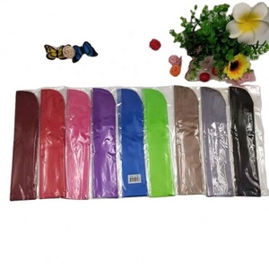 Offre Spéciale sac cadeau en satin de soie avec logo personnalisé pochette de protection de ventilateur à main pliante pour mariage noël nouvel an cueillette et emballage - Product Image 6