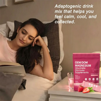 Suplemen Magnesium Glisinat OEM/ODM Bubuk Elektrolit untuk Mendukung Kesehatan Dewasa, Menenangkan Relaksasi Otot dan Tidur