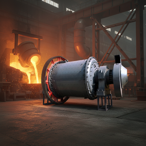 מטחנת כדורים מקצועית קטנה וזולה עם מנוע AC לטחינת אבן גיר וכריית זהב - Product Image 1