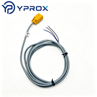 Sensor Proximitas Induktif YPROX Seri 9C Presisi Tinggi 10-30V DC 3-Kawat Kuningan Berlapis Nikel IP67 Jarak Penginderaan 8mm 300Hz
