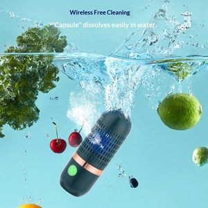 <span class=keywords><strong>Nettoyeur</strong></span> de légumes en acier inoxydable de 6 pouces, 2400 mAh, rechargeable, étanche IPX7, portable, à ultrasons - Product Image 4