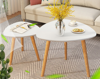Meubles de salon Design moderne meubles de bureau en bois pour la maison communiquer Table à thé café moderne