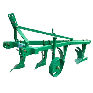 Hot Sale Tractor Mounted Plate Share Plow New Medium Furrow Plough Four Wheels Plowing Machinery