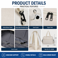 Sacs de voyage personnalisés, sacs de plage, sacs de natation, sacs de voyage légers en tissu Oxford imperméable, sacs de sport