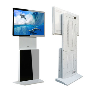 Veto 43 49 55 65 Pulgadas, Soporte de Suelo para Señalización Digital Multitáctil, Rotación de 360 Grados, Reproductor de Publicidad, Pantalla Giratoria - Product Image 4
