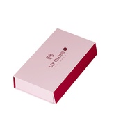 Ensemble de paquet de brillant à lèvres brillant à lèvres en papier avec logo personnalisé Boîte d'emballage cadeau pour brillant à lèvres