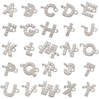 Accesorios de joyería de 18K, A-Z antiguo, iamondletter