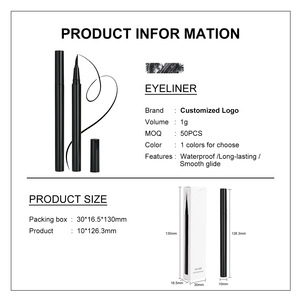 อายไลเนอร์แบบน้ำสีดำ MLM Private Label กันน้ำ ไม่เลอะ ติดทนนาน แห้งเร็ว หัวแปรงเล็ก ปากกาเขียนขอบตา ขายส่ง เครื่องสำอางสำหรับดวงตา - Product Image 4