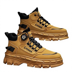 <span class=keywords><strong>Botas</strong></span> para Hombre, Estilo Otoñal, para Trabajo al Aire Libre, Modernas, Retro, con Parte Superior de Poliuretano y Suela de Plástico - Product Image 1