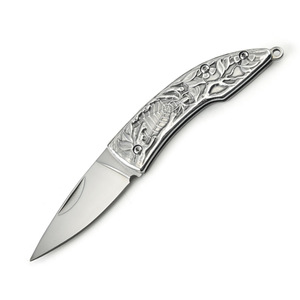 Tốt Nhất Bán Nhỏ Thép Không Gỉ Túi Chiến Thuật Dao Survival Cắm Trại Gấp Trái Cây Dao - Product Image 1