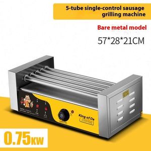 304 Stainless Steel Drum-type Electric <b>Heating</b> <b>Tube</b> Food Processing Countertop Sausage and Hot Dog Rolling Machine - Product Image 2