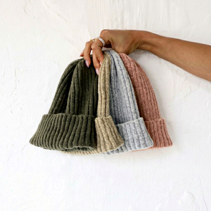 Gorro de Punto Acrílico Unisex, 100% Acrílico, Tejido a Mano, Color Sólido, Gorro de Invierno para Adultos, Uso Casual, Ciclismo, Playa, 54-56CM - Product Image 2