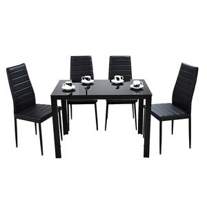 Chaise <span class=keywords><strong>de</strong></span> salle à manger élégante en cuir rembourré, dossier haut, pour restaurant, cuisine, salon, ensemble <span class=keywords><strong>de</strong></span> <span class=keywords><strong>table</strong></span> à manger pour la maison - Product Image 6