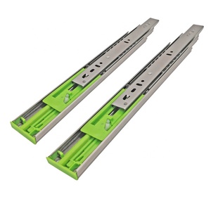 3 veces de extensión completa de cerca de Cojinete de bolas cajón de diapositivas 45Mm canal telescópico de <span class=keywords><strong>cierre</strong></span> <span class=keywords><strong>suave</strong></span> rodamiento de <span class=keywords><strong>corredera</strong></span> - Product Image 3