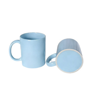 Taza de Cerámica Azul Cielo de 11 oz, de Lados Rectos, Ecológica, Regalo Empresarial - Product Image 5