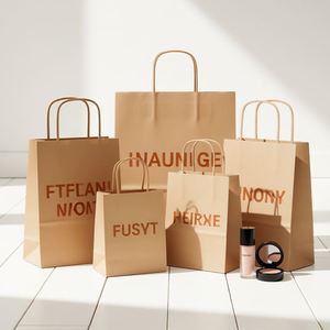 Bolsas de Papel Personalizadas al por Mayor para mi Negocio, Bolsas de Papel para Compras con Logotipo Impreso, Bolsas de Regalo Resistentes para Minoristas - Product Image 5