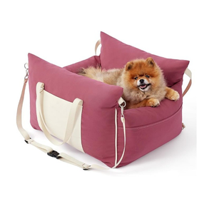 Bon marché Housse de siège arrière pour animaux de compagnie étanche Portable voyage petit chien <span class=keywords><strong>voiture</strong></span> <span class=keywords><strong>rehausseur</strong></span> accoudoir central Console siège avec ceinture - Product Image 4