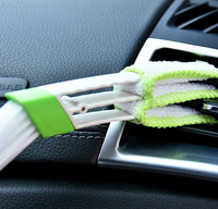 Accesorios para automóviles, cepillos para detalles de limpieza, Herramientas de limpieza de computadora, limpiador de persianas, colector de polvo para teclado