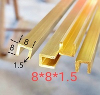 Forme de profil en L droit en laiton de taille personnalisée R barre plate en stock