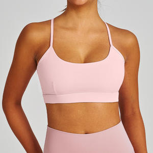 Sport-BH mit individuellem Logo für Damen, Fitness, Laufen, Yoga, mit Rückenausschnitt und Trägern - Product Image 4