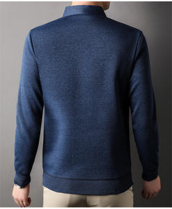 Maglia con Colletto a Due Pezzi Finto, T-Shirt da <span class=keywords><strong>Uomo</strong></span> Autunno Inverno, Imbottita in <span class=keywords><strong>Velluto</strong></span>, per Uomini di Mezza Età e Anziani, Cappotto Caldo e Ampio, Maglia Intima - Product Image 5