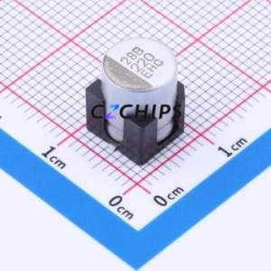 Condensateur électrolytique hybride solide-liquide en aluminium SMD HHXC250GRA221MHA0G, D8xL10mm 220uF 20% 25V 8mm - Product Image 1