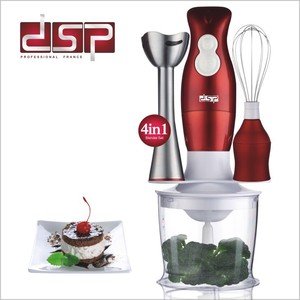 Ensemble mixeur plongeant DSP 4 en 1 avec hachoir, fouet et gobelet pour la préparation de jus de fruits et légumes et de repas pour bébés - Product Image 3