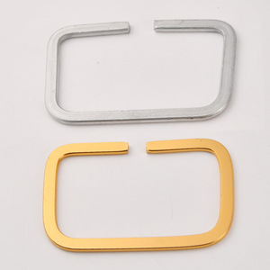 Poignée trapézoïdale en aluminium pour sacs, sacs à dos, bagages, argent, or, robuste, quincaillerie personnalisée disponible - Product Image 1