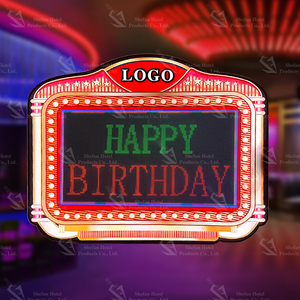 Sáng tạo VIP chai hiển thị glorifier hộp đêm Presenter App lập trình <span class=keywords><strong>Led</strong></span> di chuyển văn bản Màn hình Thư ký bảng tin - Product Image 2