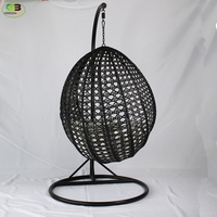 Meubles de jardin modernes de haute qualité, grand fauteuil suspendu de patio, fauteuil suspendu en forme d'œuf, prix bas, vente d'usine, silla colgante