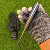 Couteau à lame fixe Fanstoon EDC, acier 5Cr13, manche G10, étui Kydex, couteau de survie en plein air, couteau de camping, cadeau pour homme, OEM