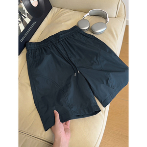 Pantalones Cortos de Seda Helada para Hombre al por Mayor, de Secado Rápido, Transpirables, Informales, con Logotipo Personalizado, Precio de Fábrica, OEM ODM, de Pierna Ancha para Verano - Product Image 3