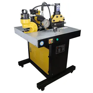 VHB-150 3 em 1 cobre alumínio ferro barramento processamento máquina dobra corte perfuração ferramenta