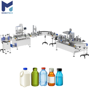 Một Dây Chuyền Đóng Gói Chì<span class=keywords><strong>a</strong></span> Khó<span class=keywords><strong>a</strong></span> Trao Tay Hoàn Chỉnh Cho Toàn Bộ Dòng Máy Chiết Rót Và Đóng Nắp Chai Chất Lỏng Và Máy Dán Nhãn - Product Image 2