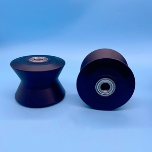 Ruota <span class=keywords><strong>in</strong></span> <span class=keywords><strong>Plastica</strong></span> CNC Grande e Piccola con Cuscinetto, Rullo per Profilo <span class=keywords><strong>in</strong></span> Alluminio a V, Puleggia per Cinghia - Product Image 2