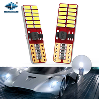 OEM ODM Helligkeit Canbus 6000k 12v w5w 4014 24SMD Kein Fehler Strobe Auto Glühbirnen für t10 LED