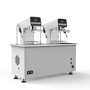 Cafetera Eléctrica Comercial de Alta Gama, Semiautomática, de Doble Grupo, con 2 Calderas de 11L+1L, Programable y Multifuncional para Hoteles - Product Image 4