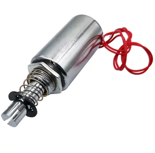 DC 12V/DC 24V MQ8-Z20 Kéo Kiểu Chuyển Động Tuyến Tính Hình Ống Solenoid Châm Điện Điện Từ 2Kg Ban Đầu hút