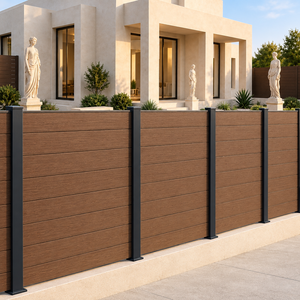 Valla de Plástico Compuesto de 1.8m, Tamaño Personalizado, Recubrimiento en Polvo, Color Negro, Ecológica, <span class=keywords><strong>Anti</strong></span>-UV, Resistente a Insectos, Precio de Fábrica - Product Image 5