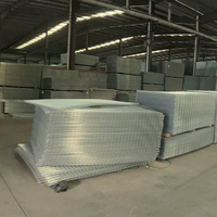 Paneles de malla de alambre de acero de corte personalizado de 4-6mm para construcción de sótanos y paneles de malla de alambre soldado con refuerzo sísmico