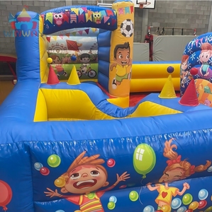 Parc de jeux gonflable en gros, château gonflable, équipement de terrain de jeux extérieur, aire de jeux durable avec design de dessin animé - Product Image 6