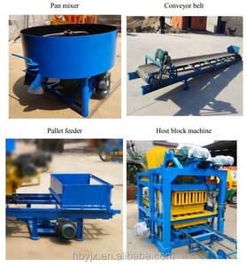 QTJ4-25 Qt4 Automatische Kleinblockanlage zur Herstellung von Zement-Hohlblocksteinen mit mechanischer Vibration für Kleinunternehmen - Product Image 6