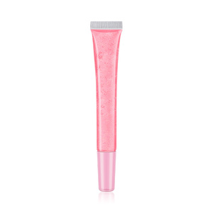 Iridescent Fruit <b>Lip</b> Gloss Transparent Slim Tube 15g Liquid Glossy Makeup For <b>Lips</b> Customization Logo Free - Product Image 5