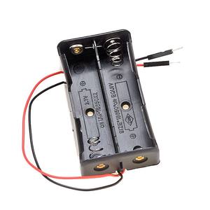 Caja de batería de litio <span class=keywords><strong>18650</strong></span> de dos secciones serie V con cable DuPont tipo Pin macho soporte de batería Diy contenedor de batería - Product Image 4