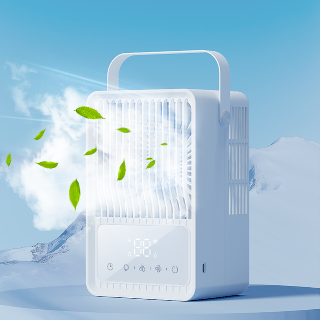 Portable Desktop Fan Smart Electric Cooling Fan Mini air Cooler Electric Cooling Fan