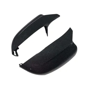 3K Twill Carbon Weave in Glossy Finish Perfect Fitment Aerodynamic Side Mirror Housing For BMW 5 Series 530i 540i 535i