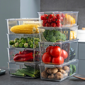 Clear Plastic Storage Bins With Lids Stay Fresh Pantry Food Storage Containers